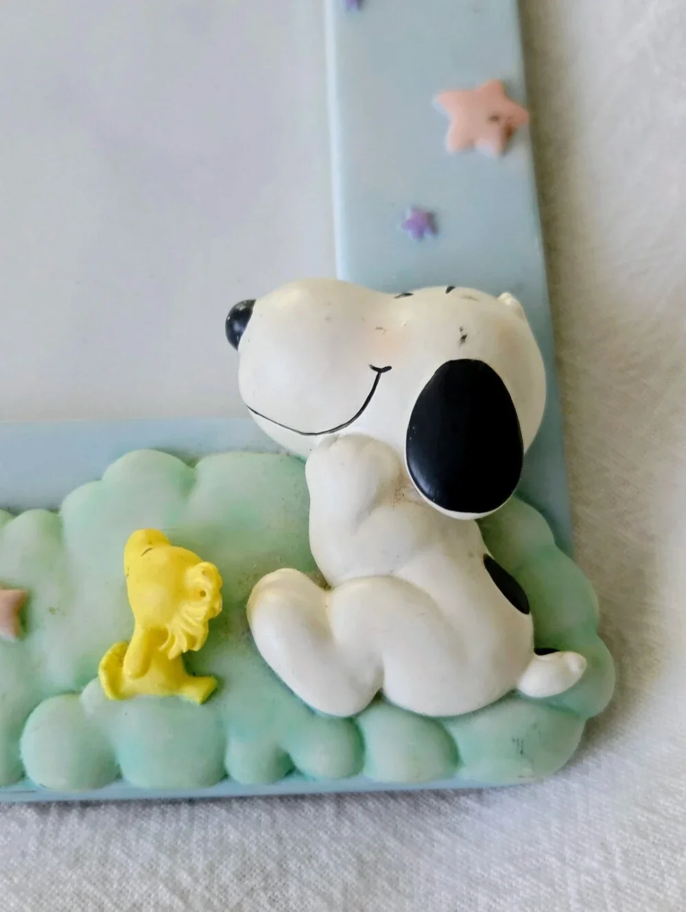 Vintage Little Snoopy & Woodstock Ceramic Multi Photo Frame: 9